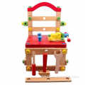Wooden 100 stool screw nut aircraft puzzle toy